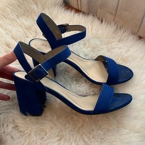 Blue sandals